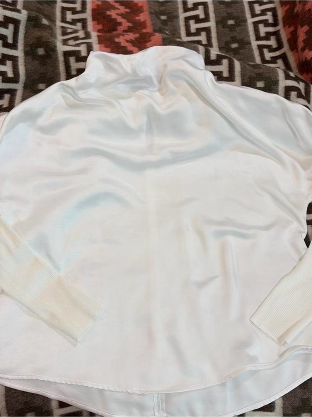 MELISSA NEPTON White Cowl Neck Sweater